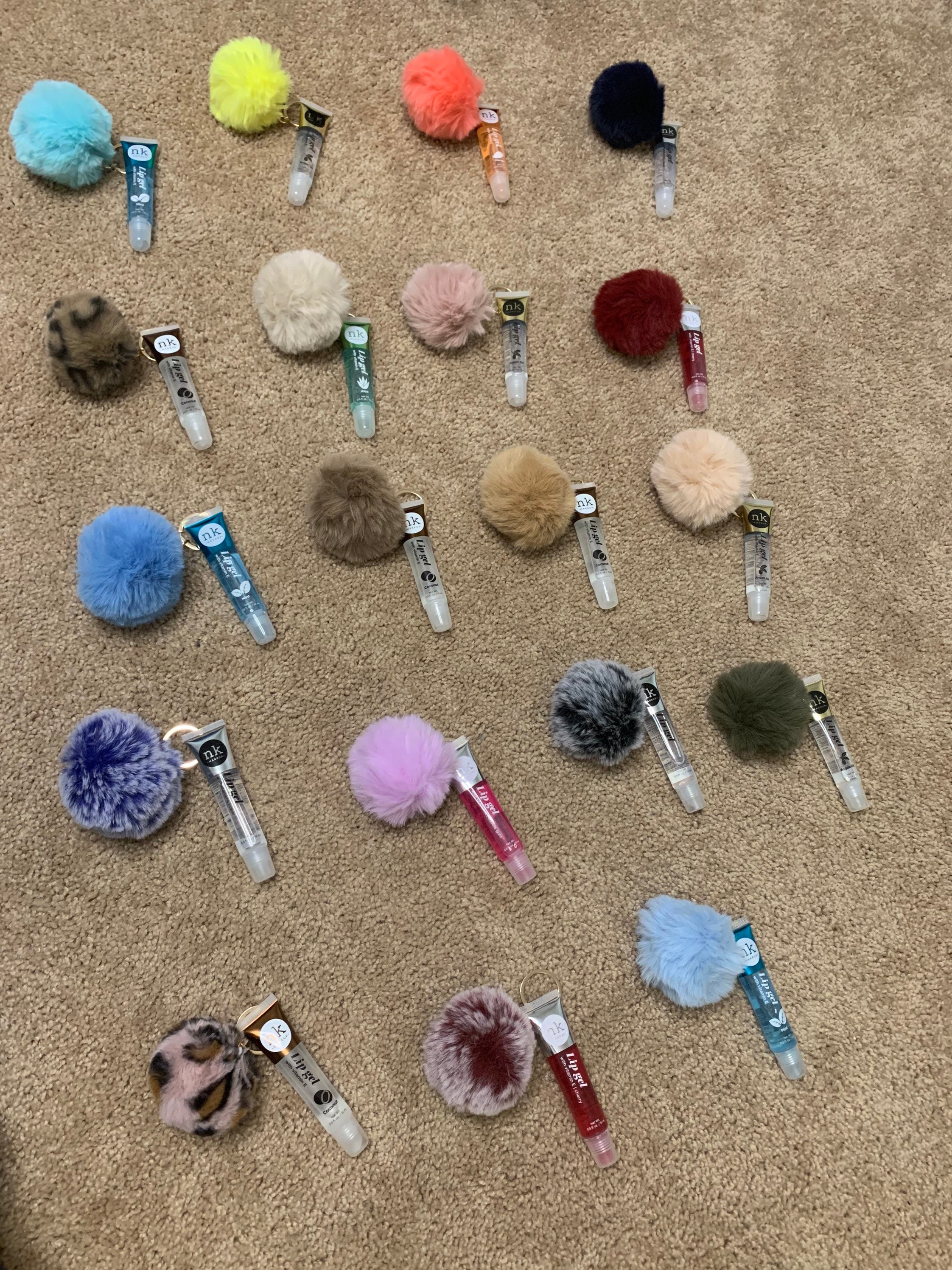 nike lip gloss keychain