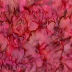 Bali Watercolors Camellia Batik by Hoffman (by the Yard)