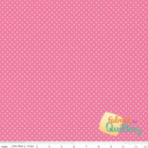 Swiss Dots by Riley Blake - Hot Pink (by the Yard)