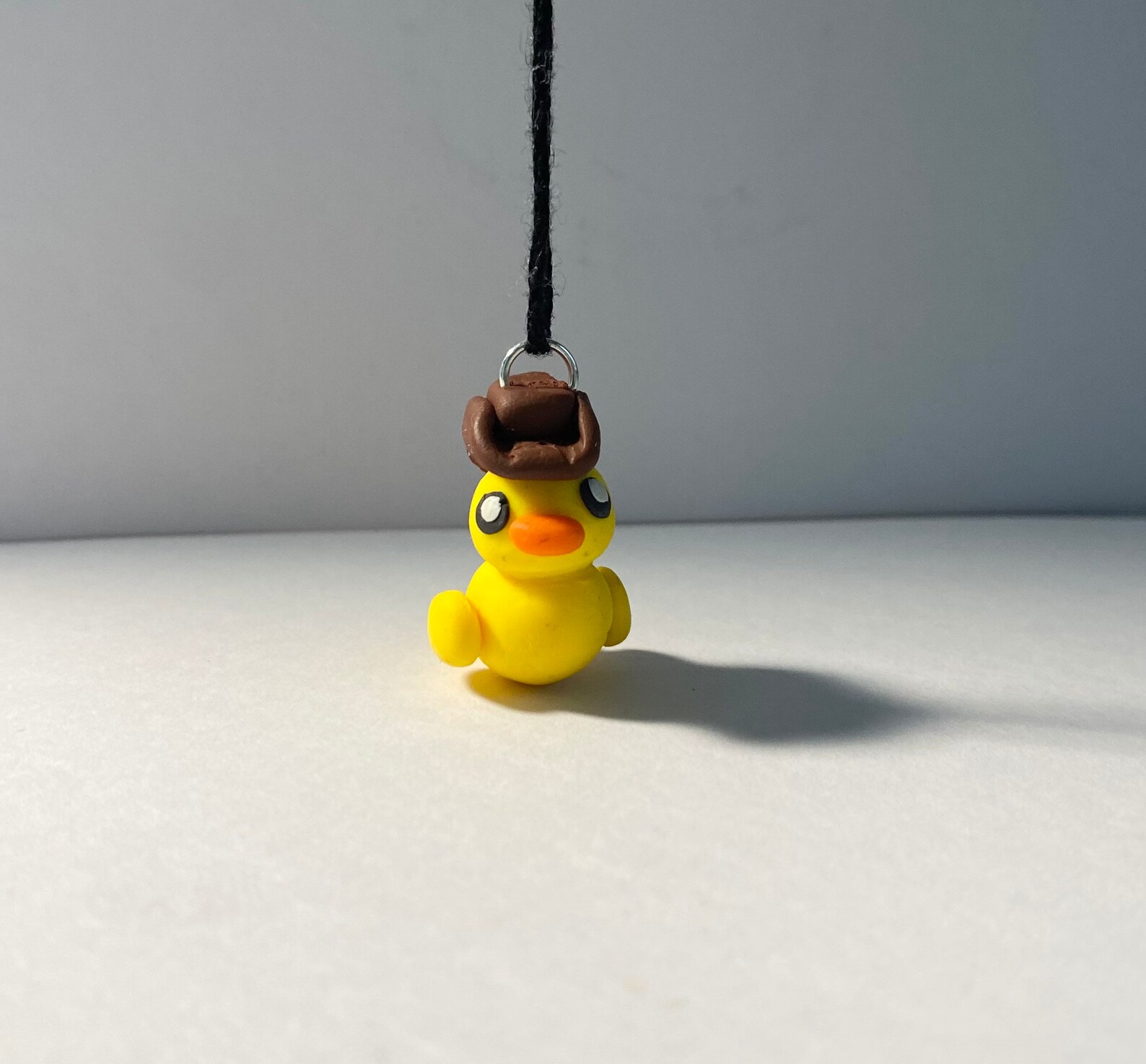 Rubber Duck Cowboy Hat Charm Necklace Etsy