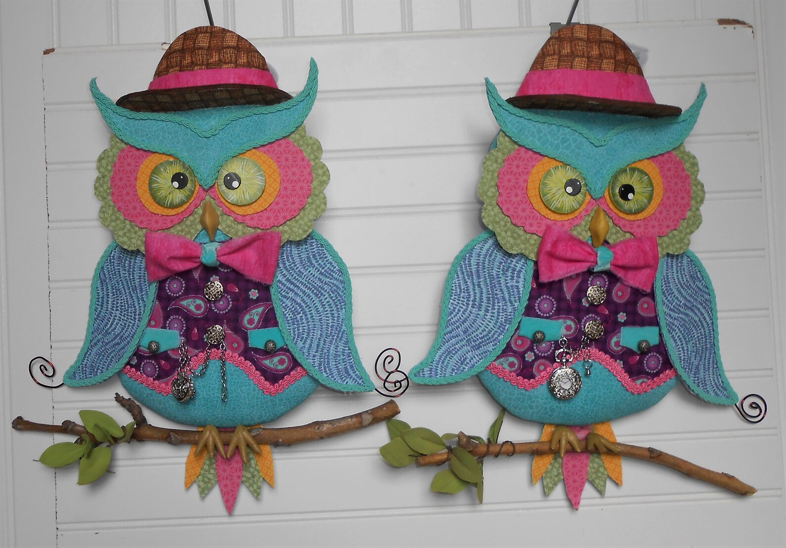 Hoot the Summer Owl Wreath Attachment Etsy