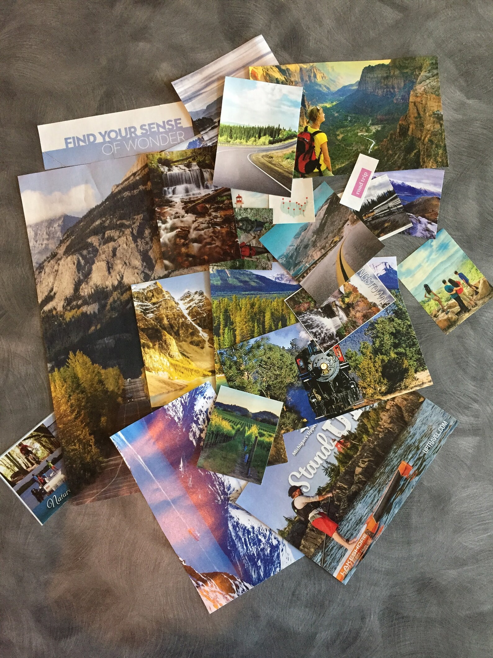 Vision Board Kit 20 Travel Themed Clippings Etsy