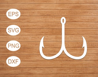Download Double Hook Svg Etsy