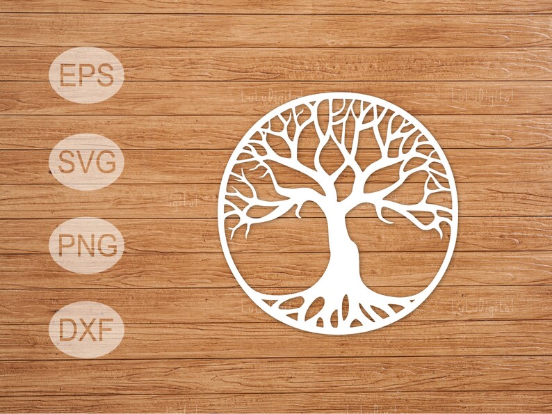 Family Tree Svg, Tree of Life Png, Tree of Life Svg, Tree With Roots ...
