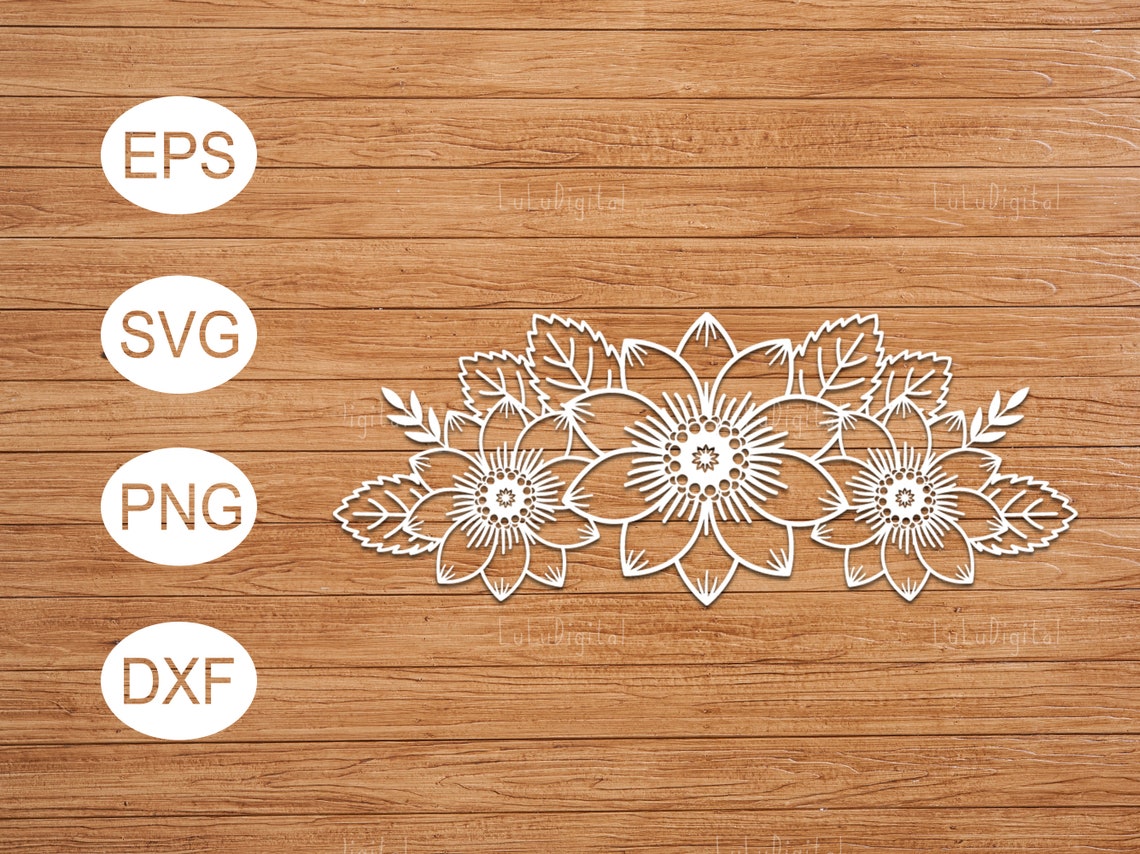 Flower Bouquet / Svg Png Eps Dxf - Etsy