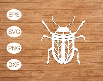 Insect svg / bug svg / bug silhouette / svg, png, dxf, eps