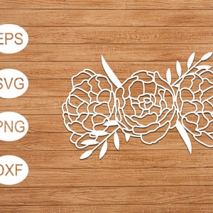 Flower bouquet /  svg, png, eps, dxf
