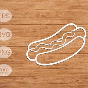 Hot Dog Cartoon, ClipArt digitali, hotdog in formato SVG, fast food in formato SVG, salsiccia in formato SVG, barbecue in formato SVG, hotdog in panino, barbecue, Salsiccia in formato SVG, PNG, DXF, SVG