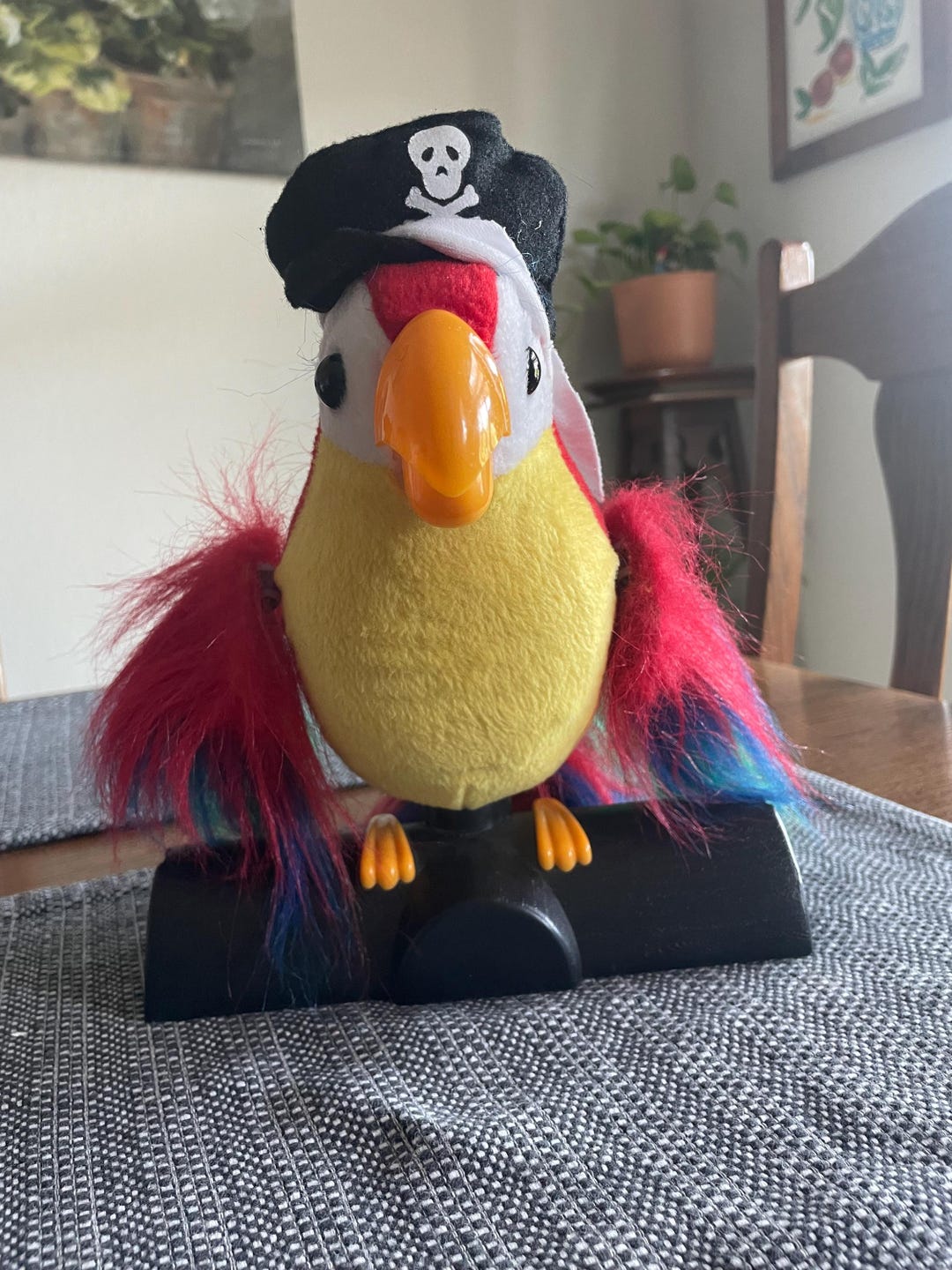 Vintage Gemmy Industries Talking Parrot FREE SHIPPING Etsy