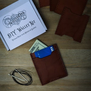 Make Your Own Leather Billfold Wallet Kit - DIY Leather Accessory - Men -  Women - Children