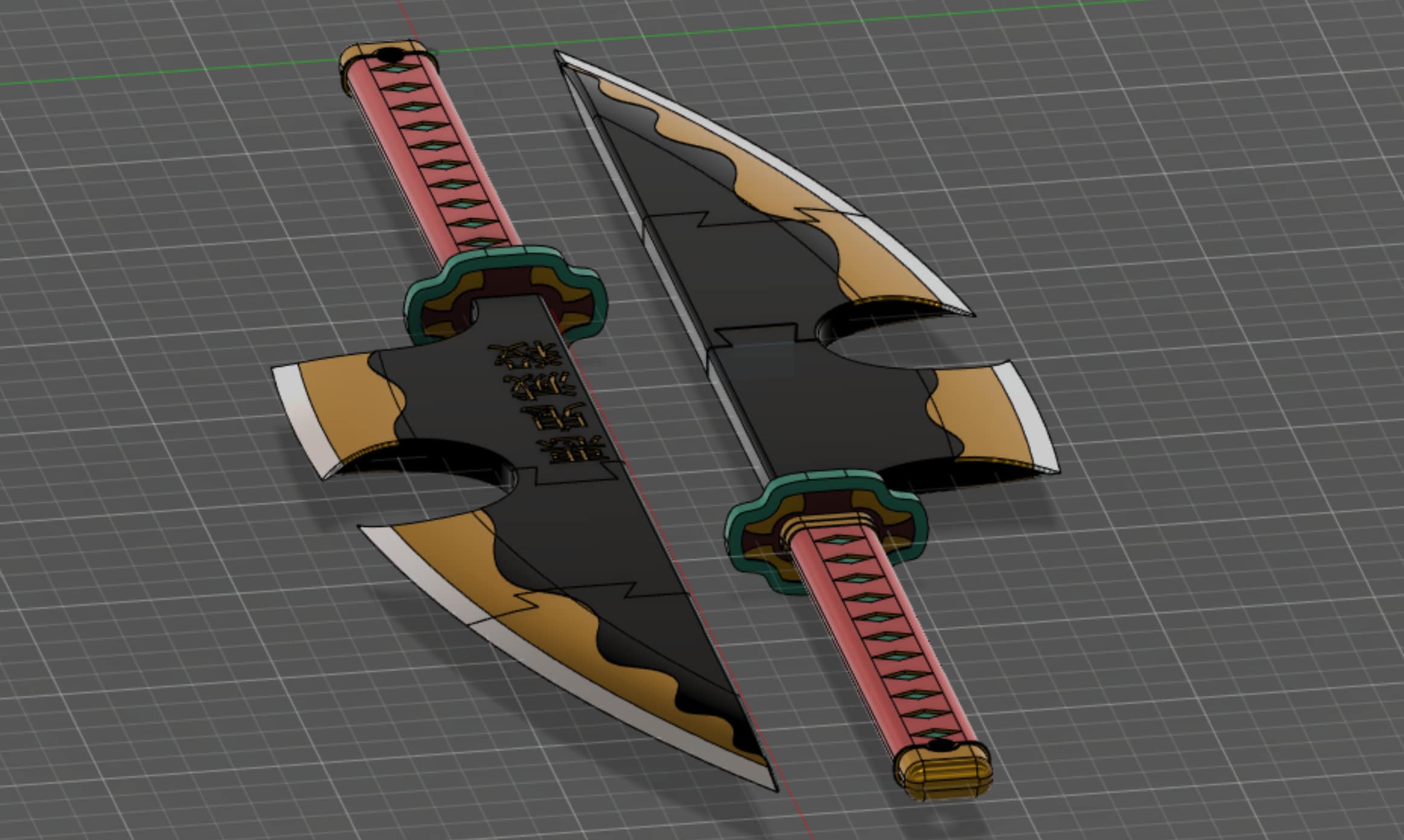 Tengen Uzui Blades STL Files Etsy Singapore