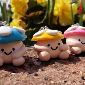 Colourful Mushroom Keychains