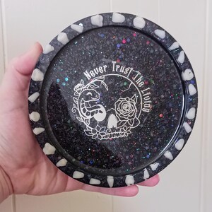 Never Trust The Living Trinket Dish w/ Faux Teeth