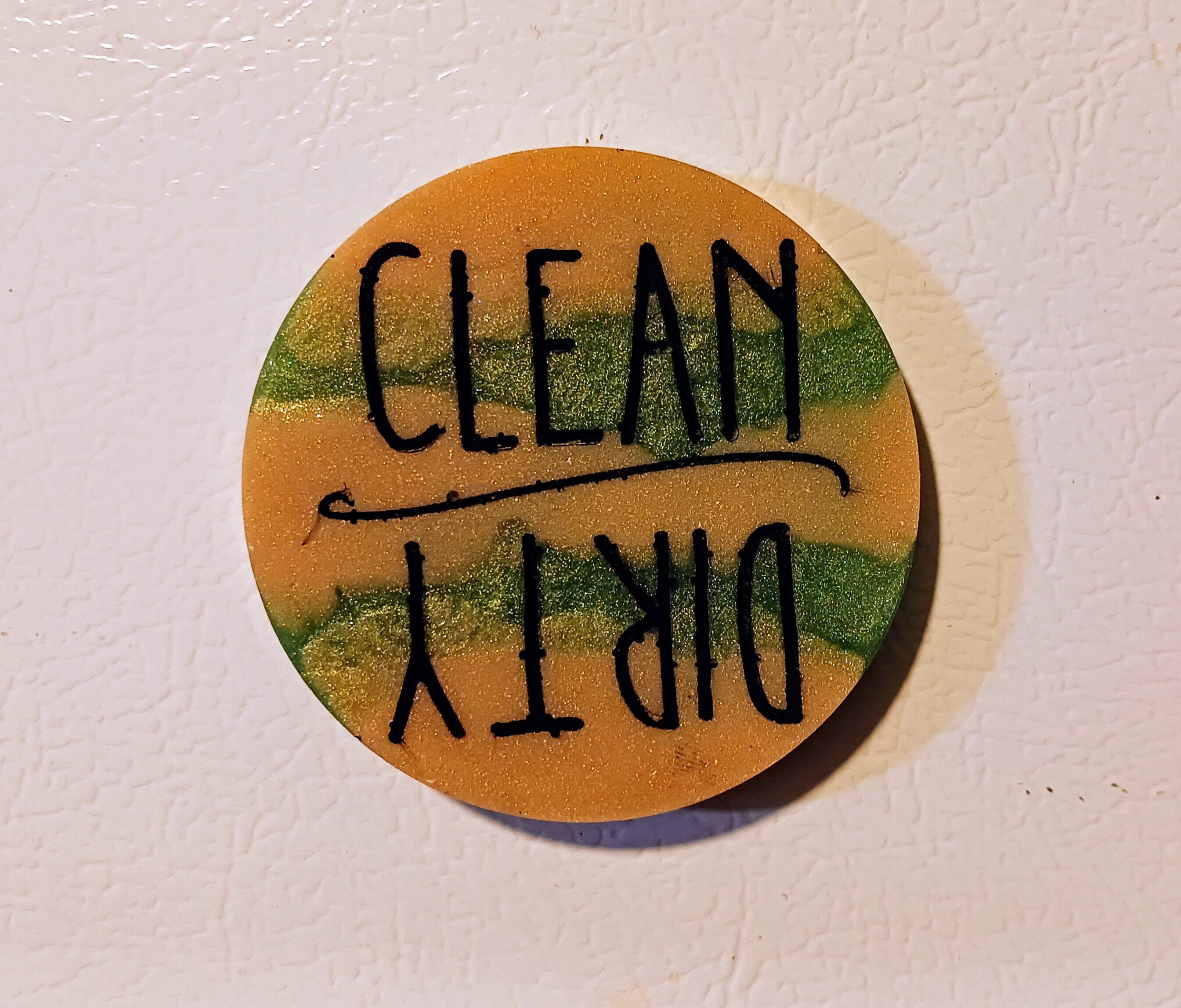 Small Clean Dirty Dishwasher Sign