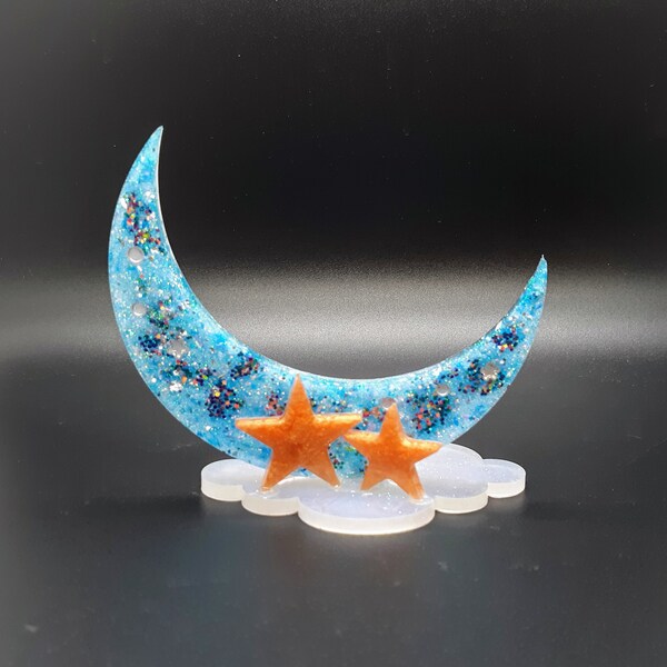 Moon Star Cloud Celestial Ring Holder