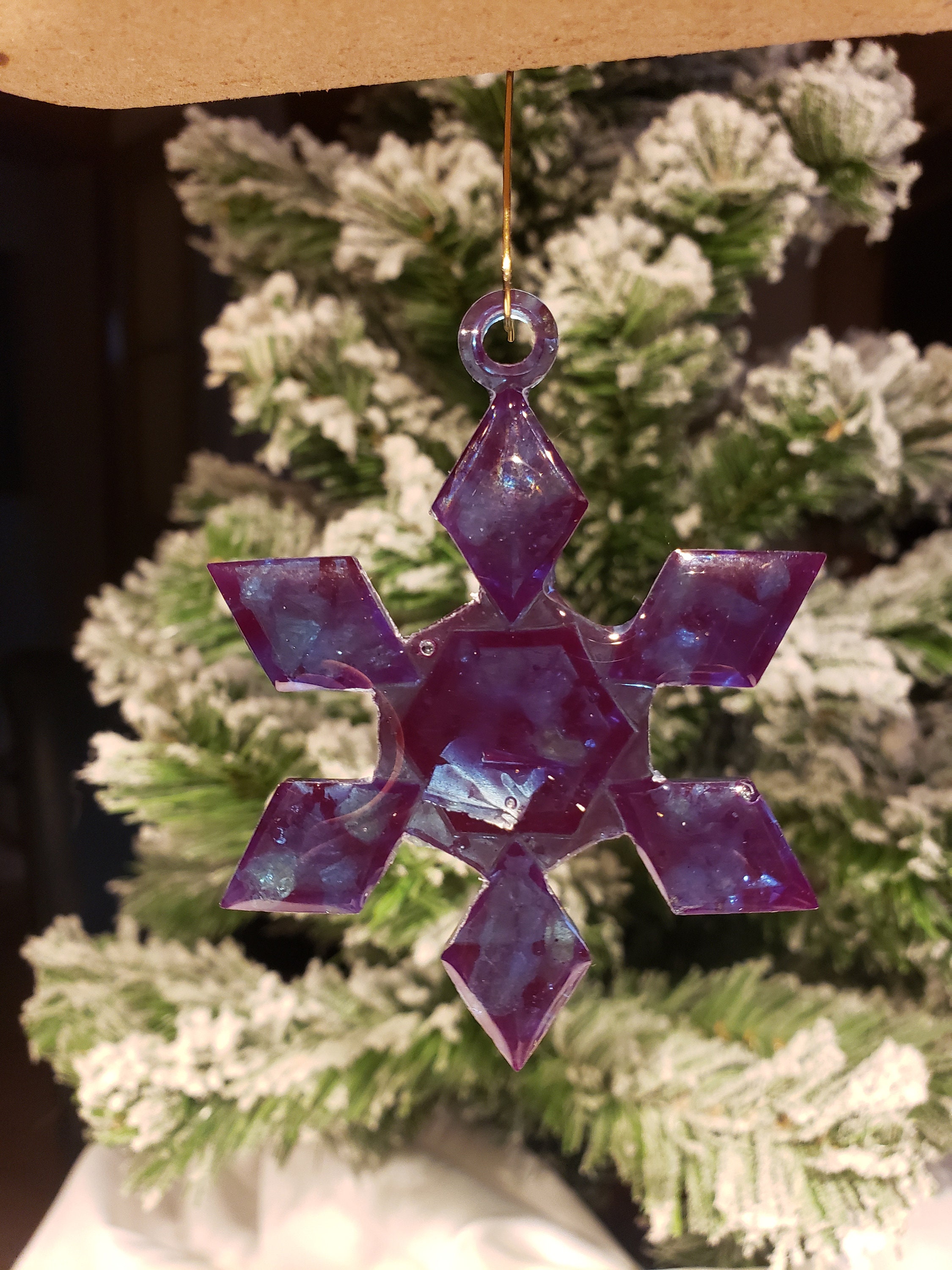 Lot de 2 Étoîles d'orgonite Bleues