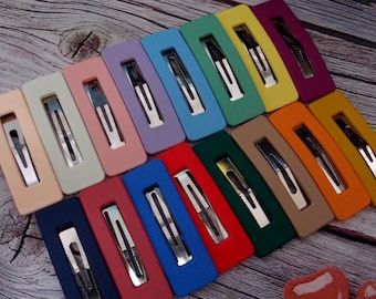 50+Colors-,Ovals,TearsRectangles-Summer Barrette No slip Hair clip-Clip Acrylic-Accessories Gift-Women and kid-Toddler-Summer-Back to School