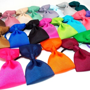 Grosgrain Hair Bow Headband: School Uniform, Toddler & Girls