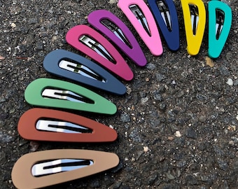Large Snap Hair Clip,Matte Acrylic Finish,Girl,Big Snap Clips,Clip Gift Mom and Me,Women Hair Barrettes Spring Hair Accessories,Summer Clips