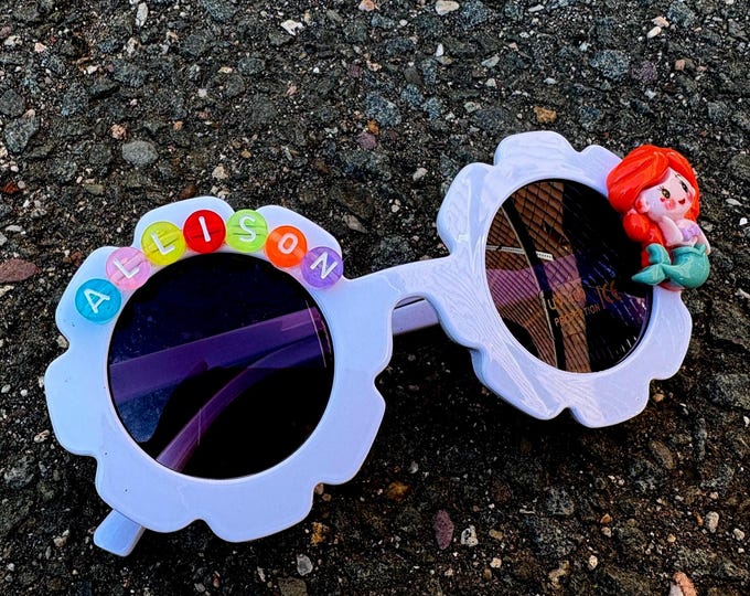 Resin Princess with Name-Personalized Kids Sunglasses: