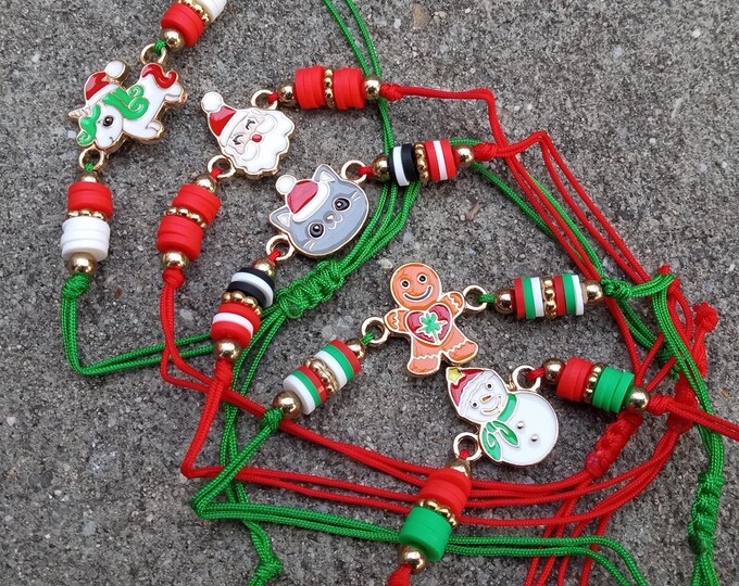 Jewelry for Kids-Christmas Party Favor Bracelet-Adjustable  for Toddlers Holiday-Little Girl Bracelet