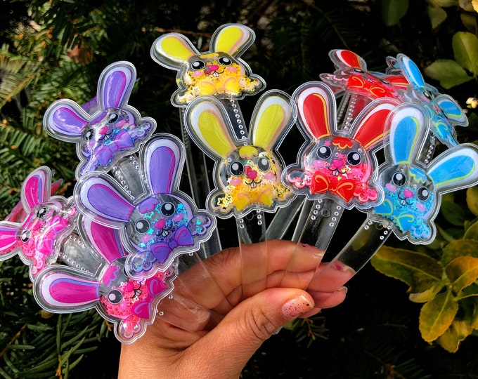 Bunny Confetti Shaker Headband: Stars & Fruits, Sparkle Glitter