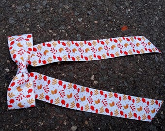Coquette Big Fall leaves hair bow-Candy Corn Coquette Hair Bow-Thanksgiving Harvest-Orange Hair Bow for Girls-Autumn Little Girl-
