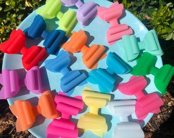 Small, Medium or Large Waterproof Pool Bows/Colorful Hair Bow/Girls Hair Bow/Stacked Hair Bows/Summer Hair Bows/Toddler Bow/Swimming Bows