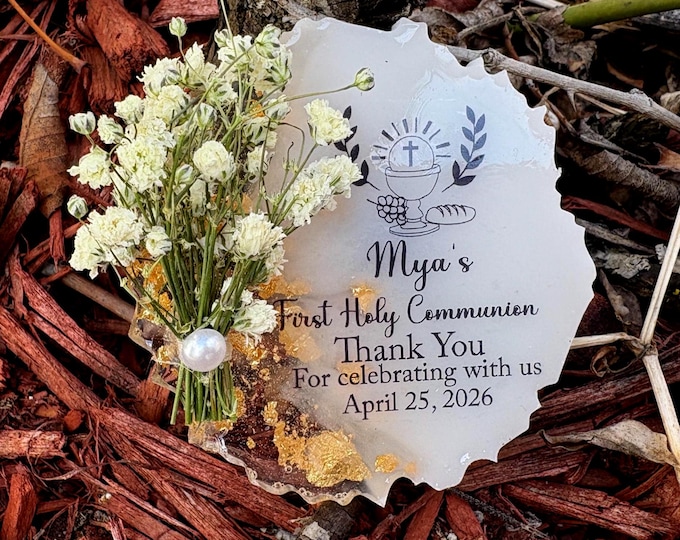 Personalized Magnet Party Favor Baptism-first communion-confirmation-Baby Shower-Anniversary-Wedding-Favor-Save the date-Fridge-Engagement