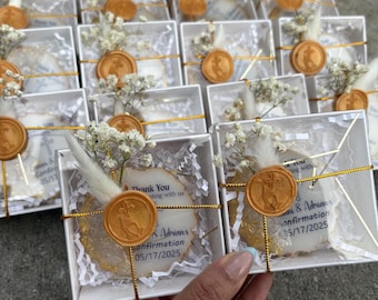 Personalized Magnet Party Favor Baptism-first communion-confirmation-Baby Shower-Anniversary-Wedding-Favor-Save the date-Fridge-Engagement