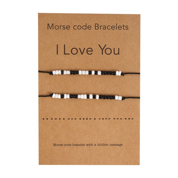 Morse Code Friendship Bracelets Hidden 