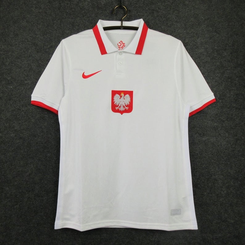New Poland Home Soccer Jersey 20202021 Men Adult LEWANDOWSKI Etsy