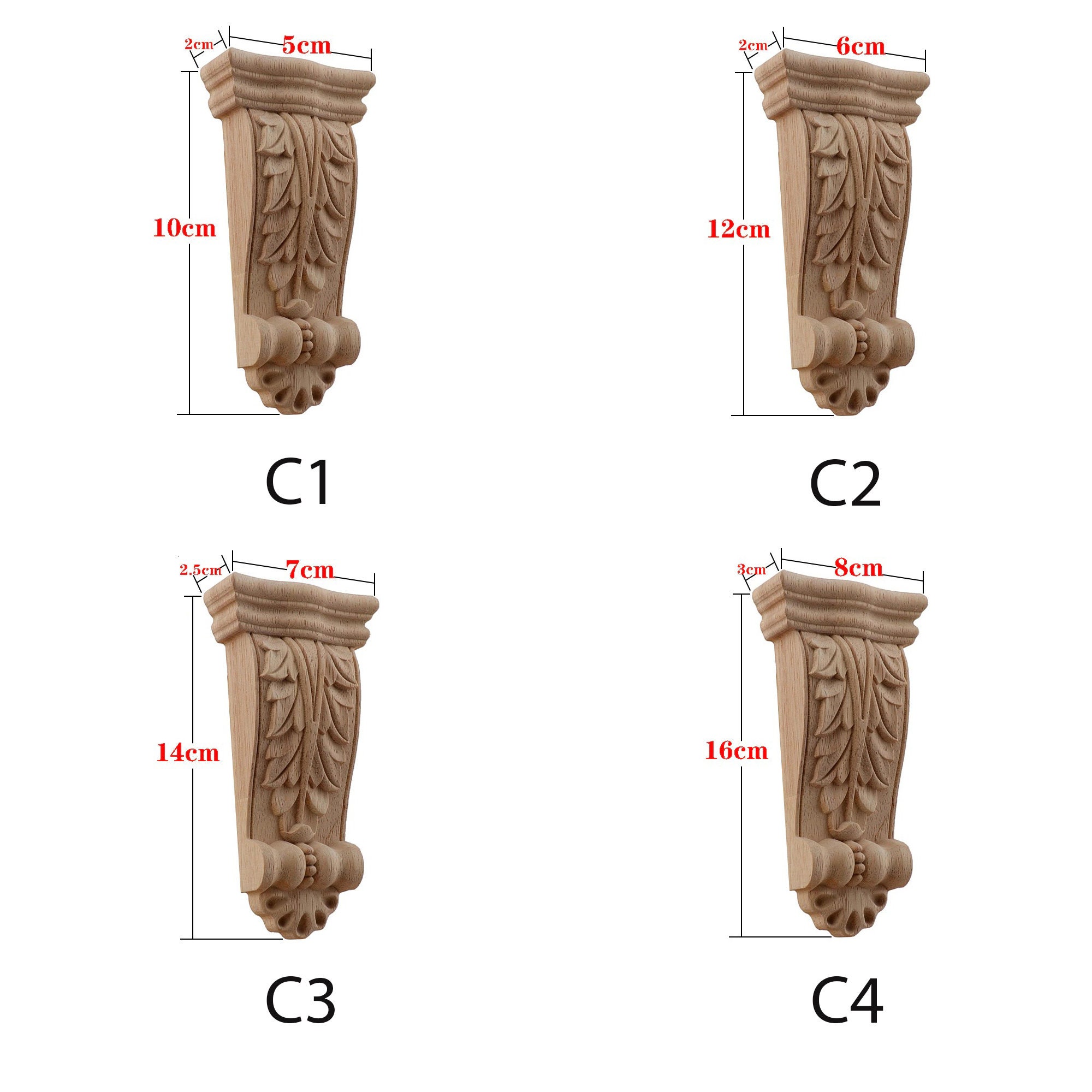 Solid Wood Carved Furniture Foot Legs TV Seat Etsy