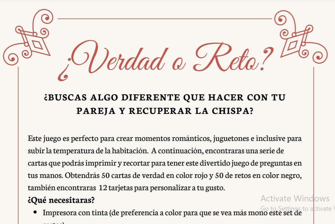 Juego Para Parejas verdad O Reto - Etsy Juego Para Parejas verdad O Reto - Etsy