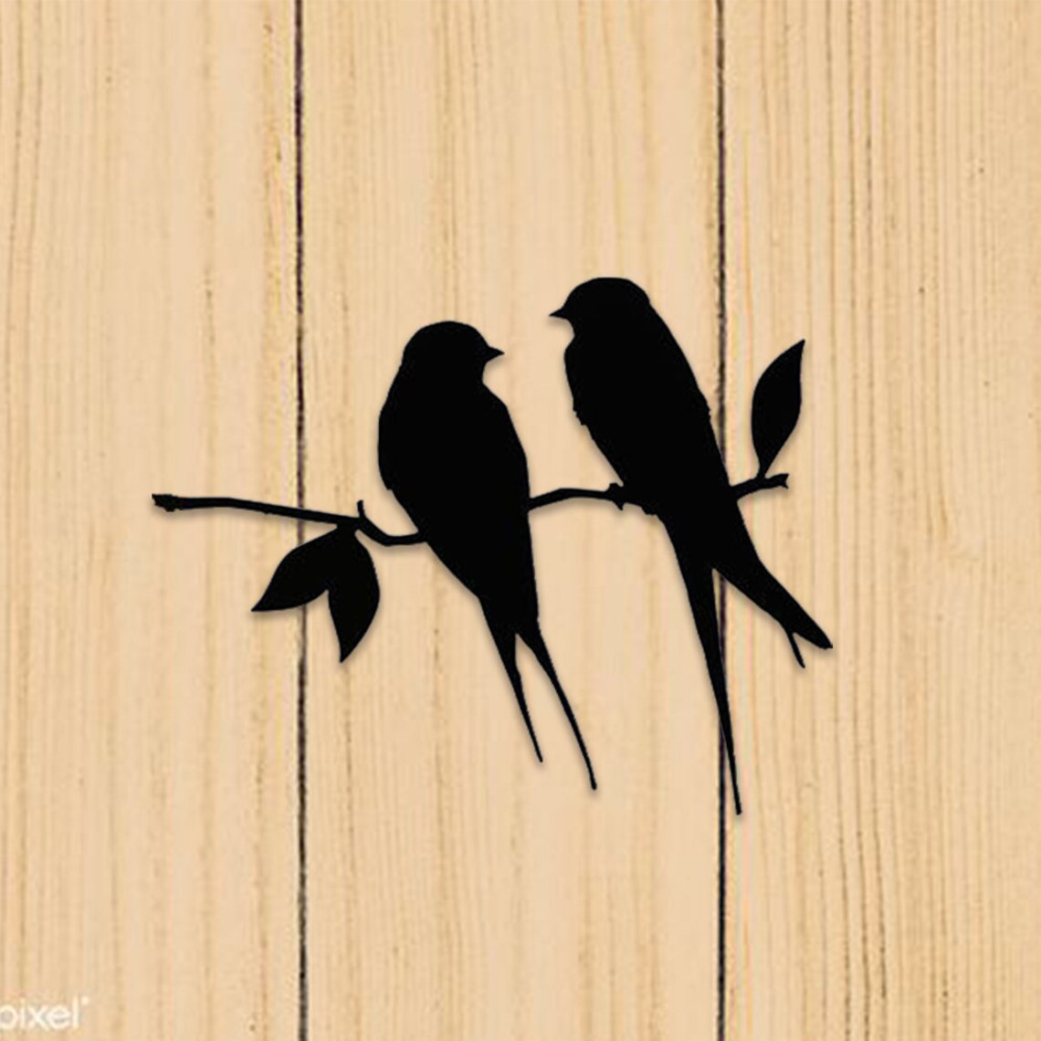 Little Birds Metal Sign Garden Birds Metal decor Birds Etsy