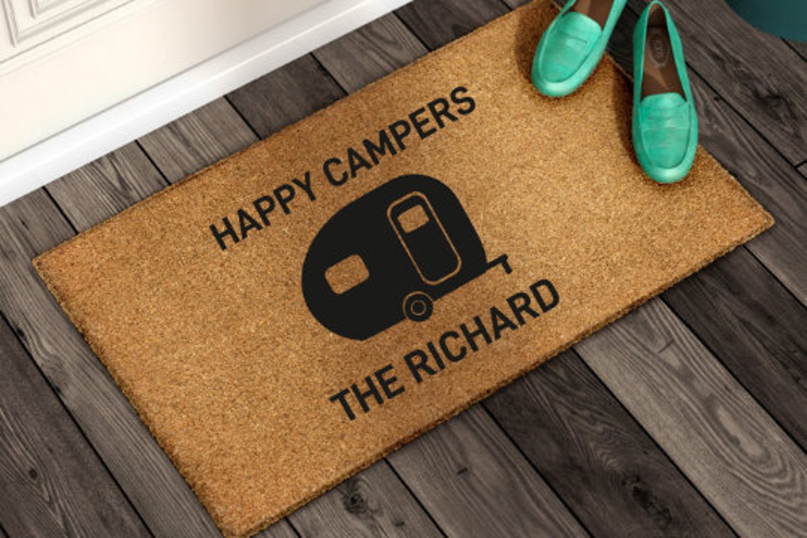 Campers Doormat Camping Mat Custom Door Mat Etsy