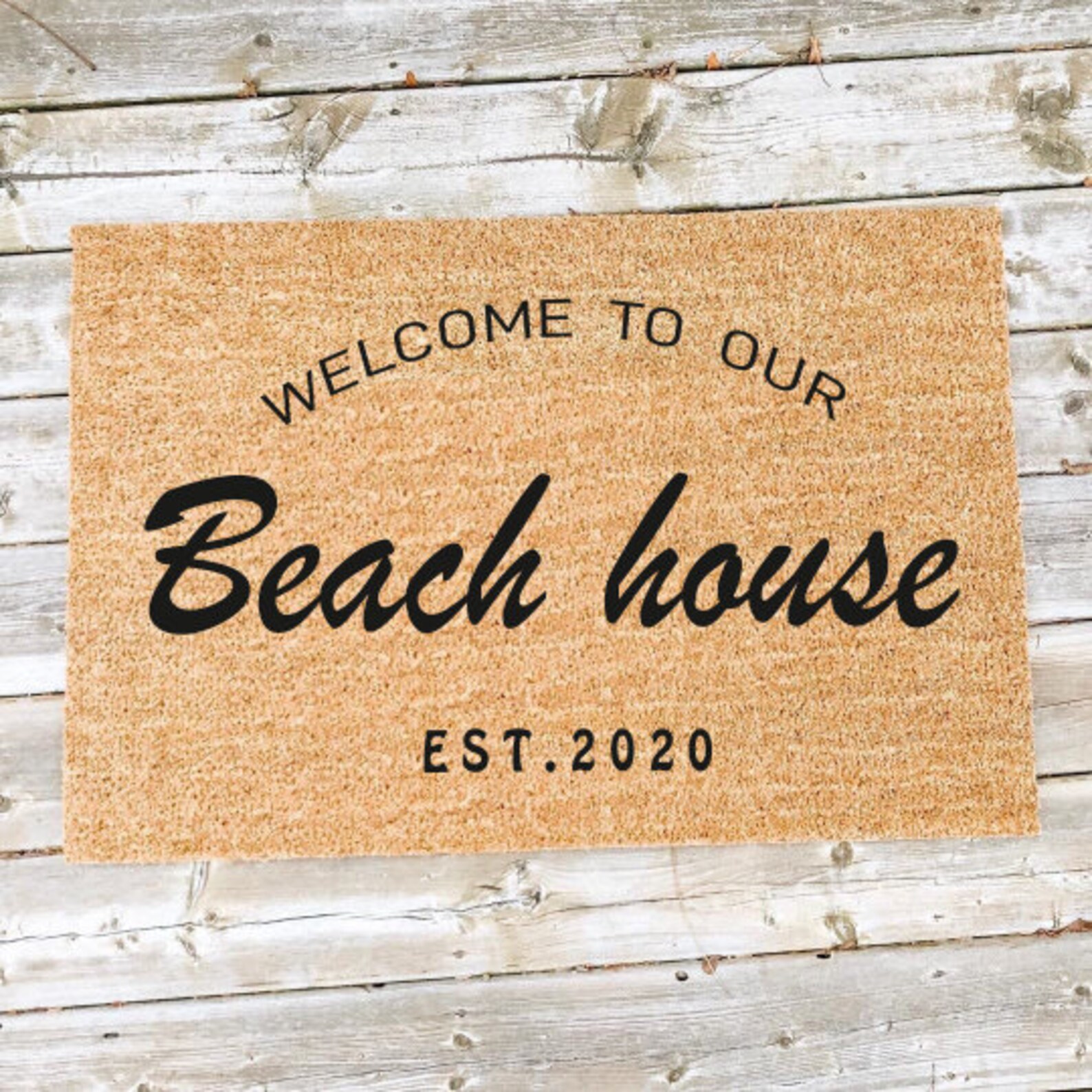 Our Beach house doormat Housewarming Gift beach decor door Etsy