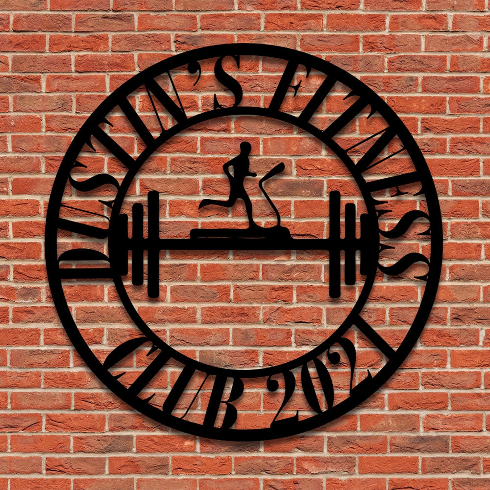 Fitness Sign Workout Metal Sign Home Gym Sign Club House Etsy