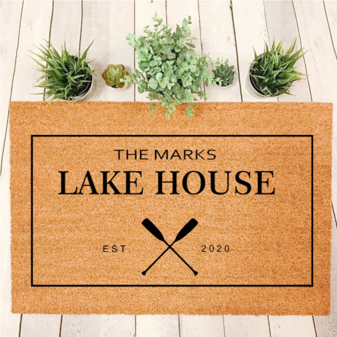 Lake House Doormat Family Name Doormats Funny Door Rugs Etsy
