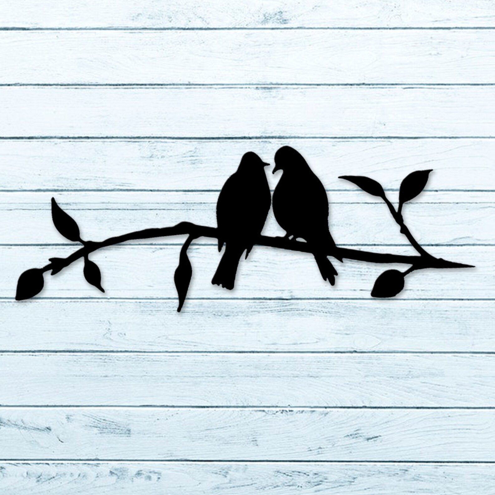 Love Birds Metal Sign Garden Birds Metal decor Birds Lover Etsy