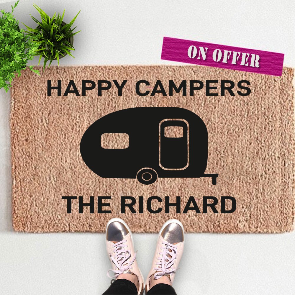 Campers Doormat Camping Mat Custom Door Mat Etsy