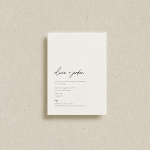 Modern Wedding Reception Invitation Reception Party Printable Wedding Template Instant Download Happily Ever After Party Card