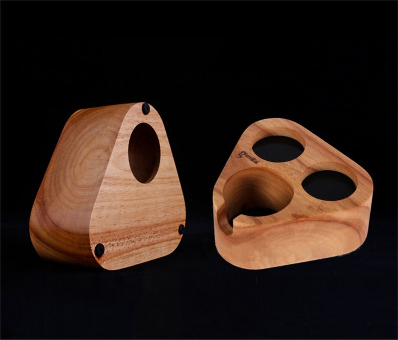 Handcrafted Wooden Coffee Tamper Holder Standbarista Coffee Etsy