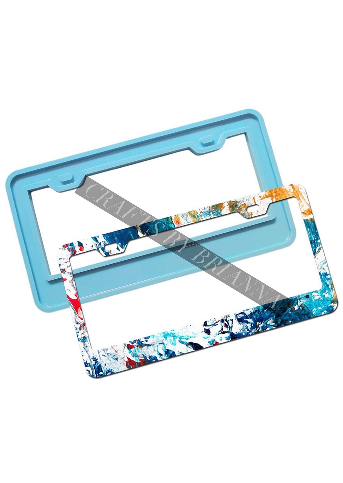 Custom License Plate Cover Etsy