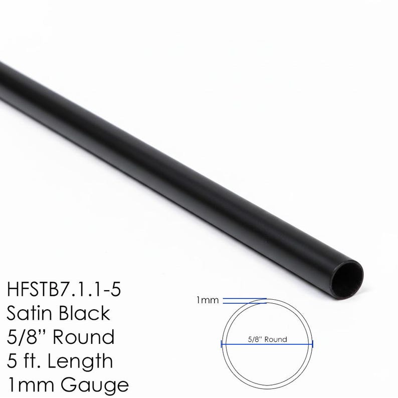 3 Pack - Horizontal Bar Balusters for Stair Remodel - 5/8" Round x 5 ft. or 8 ft. - Various Finish Options 3 x HFSTB7.1.1-5