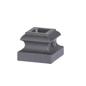 16.3.19 - Flat Base Shoes for 1/2 inch Square Iron Balusters - Stair Remodeling (Box of 10)