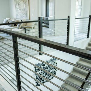 3 Pack - Horizontal Bar Balusters for Stair Remodel - 5/8" Round x 5 ft. or 8 ft. - Various Finish Options image 7