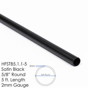 3 Pack - Horizontal Bar Balusters for Stair Remodel - 5/8" Round x 5 ft. or 8 ft. - Various Finish Options 3 x HFSTB5.1.1-5