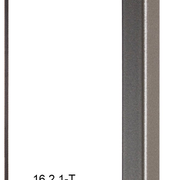 Ash Grey 16.2.1-T Plain Straight Bar Hollow Iron Baluster for Staircase Remodel, Box of 5 - HFAG16.2.1-T