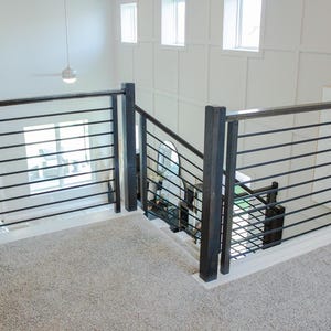 3 Pack - Horizontal Bar Balusters for Stair Remodel - 5/8" Round x 5 ft. or 8 ft. - Various Finish Options image 8